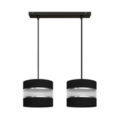 Luster na sajli HELEN 2xE27/60W/230V crna