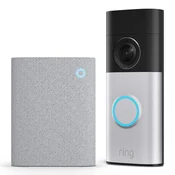 Ring Ring Wired Video Doorbell Plus (kabel) + Chime (3. gen.) - Komplet video domofon
