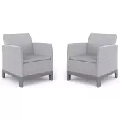 SCANDI FORMA DUO SET – pepelnato siva/Storm siva