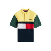 TOMMY HILFIGER Majica temno modra/rumena/zelena/bela