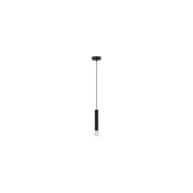 Leuchten Direkt 15617-18 - Viseci luster na sajli BRUNA 1xE27/60W/230V crna
