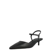 STEVE MADDEN Čevlji s peto in s paščki Adelaide črna