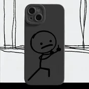 Silikonski ovitek Funny Finger za iPhone 11 Pro