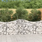 Lucne gabionske košare 40 kom 200x50x80/100cm pocincano željezo