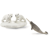 Schleich Polarni medvedi in drsnik
