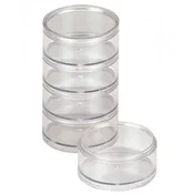 PLASTIC BOX ROUND CASE L Clear