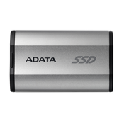 ADATA SD810 2 TB SSD / zunanji / USB 3.2 Type-C / 2000 MB/s branje/pisanje / srebrno siva