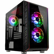 Kolink Kolink Citadel Glass Se Argb Black Micro-Atx ohišje iz kaljenega stekla, (21407875)