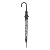 Doppler Ženski dežnik FIBER FLEX SCRIBLE AC Black&White Paisley