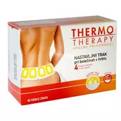Thermo Therapy nastavljiv trak pri bolečinah v hrbtu, 1 trak, 4 grelne blazinice
