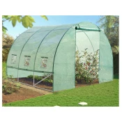 Garden Line VRTNARSKI FOLIARNIK 3-SEGMENTNI 3 x 2 x 2 M ZELEN S POSAMIČNO MOŽNOSTJO VENTILACIJE *3910