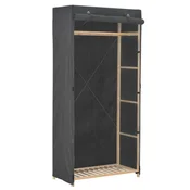 Vidaxl Garderobna omara iz blaga 79x40x170 cm