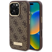 Guess GUHMP16LU4GPRW iPhone 16 Pro 6.3 brown hardcase 4G Logo Plate MagSafe (GUHMP16LU4GPRW)