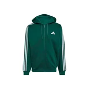 ADIDAS SPORTSWEAR Športna jopa na zadrgo zelena/bela