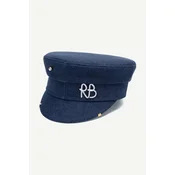 RUSLAN BAGINSKIY baretka s šiltom ženska jeans Baker Boy Cap