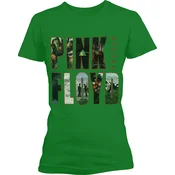 Pink Floyd Echoes Album Montage Green M Ženske Majica