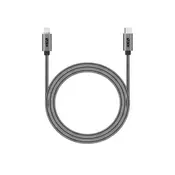 NEXT ONE USB-C to Lightning Metallic Cable 1.2m Space Gray (LGHT-USBC-MET-SG)