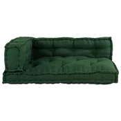Jastucic za paletni kauc 3 pcs Zelena 120 x 80 x 38 cm Tkanina