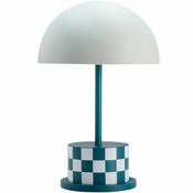 Prijenosna stolna lampa RIVIERA Printworks 28 cm zelena