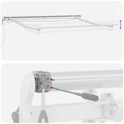 vidaXL vidaXL Retraktilna tenda Peščena 350 x 250 cm Poliester in kovina, (5000252358)
