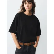 Pull&Bear Široka majica črna