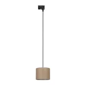 Luster na sajli za šinski sistem TRACER 1xE27/15W/230V precnik 20 cm crna/smeda