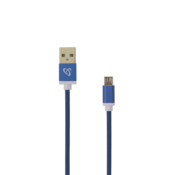SBOX KABEL USB A Muški -> MICRO USB Muški 1.5 m Plavi, (08-usb-10315bl)