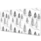 Decormat Podloga za pisalno mizo Winter Christmas tree 120x60 cm