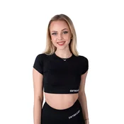 SWY Elevate Crop Tee, Black - XS
