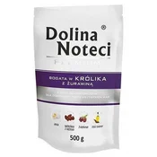 DOLINA NOTECI DOLINA NOTECI Premium mokra hrana za ku dogs z zajcem in brusnicami, 500 g - Brez umetnih dodatkov, brez glutena
