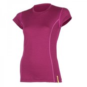 SENSOR ženska majica s kratkimi rokavi Merino Wool Active, vijolična