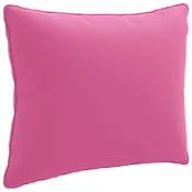 Vidaxl Hrbtna blazina PUTTEN 100% poliester Roza 60 x 40 x 15 cm