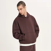 Cropp - Pulover s kapuco - temno rjava