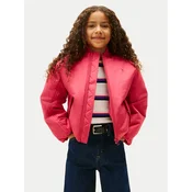 Tommy Hilfiger Bomber jakna KG0KG08927 Roza Regular Fit