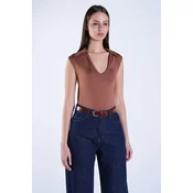 Trend Alacati Stili Ženska bluza Alc-X15095, Braon