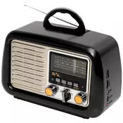 SAL Retro radio + BT bežicni zvucnik, 4in1, FM, MP3, AUX - RRT 2B