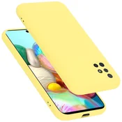Cadorabo Cadorabo ohišje, združljiv s Samsungom v tekoči rumeni - zaščitni pokrov, narejen iz fleksibilnega silikona TPU, (20593101)