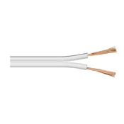 MicroConnect Zvočnični kabel, 100m, 2x2,5mm, bel