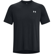 UNDER ARMOUR Tehnicka sportska majica, crna / bijela