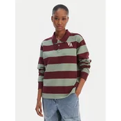 RVCA Polo majica 23B033507 Pisana Relaxed Fit