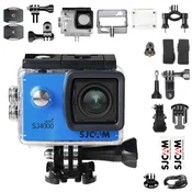 SJCAM SJ4000 WiFi športna kamera modre barve 4k/30FPS 1080p