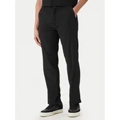 Calvin Klein Hlače iz tkanine LV04LF609G Črna Straight Fit
