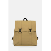 Ruksak Rains Rolltop Rucksack W3 boja: zelena, veliki, bez uzorka, 13320-44