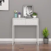 Konzolni stol bijeli 72 x 35 x 75 cm celicni