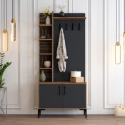 Hanah Home Cipelarnik 90x200x35cm Orah
