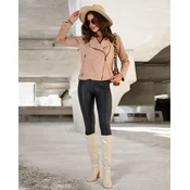 Resti Womens eco-suede ramon jacket with pockets