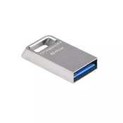 KINGSTON 64GB USB 3.1, DataTraveler Micro 3.1 (Srebrni) - DTMC3/64GB  USB 3.1, 64GB, do 100 MB/s, do 15 MB/s
