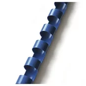 Plastične hrbtne ploščice - 14 mm, modre, 100 kosov