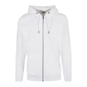 Basic Terry Zip Hoody White