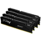 Kingston 128GB DDR5 5600MT/s kit KF556C40BBK4-128 Fury Beast Black